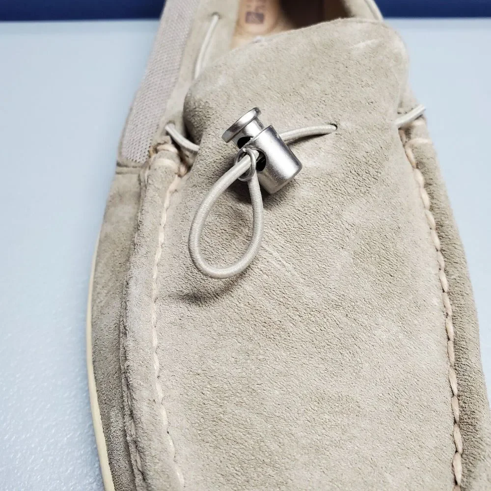 SPERRY Top Spider Nautical Boat Shoes Womens Size 10 Gray‎ Suede Slip On 9453333